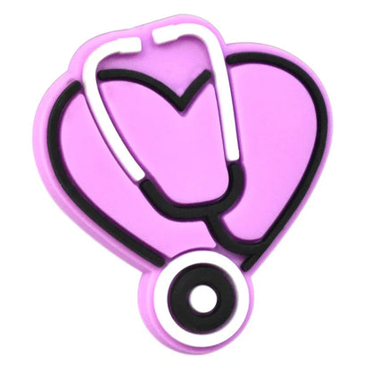 Medical Series Bead Pen Colorful Silicone Focal Beads