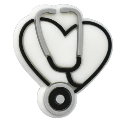 Medical Series Bead Pen Colorful Silicone Focal Beads