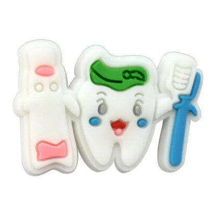 Medical Series Bead Pen Colorful Silicone Focal Beads