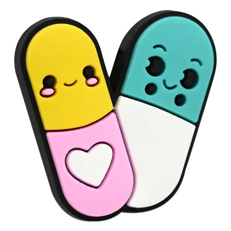 Medical Series Bead Pen Colorful Silicone Focal Beads