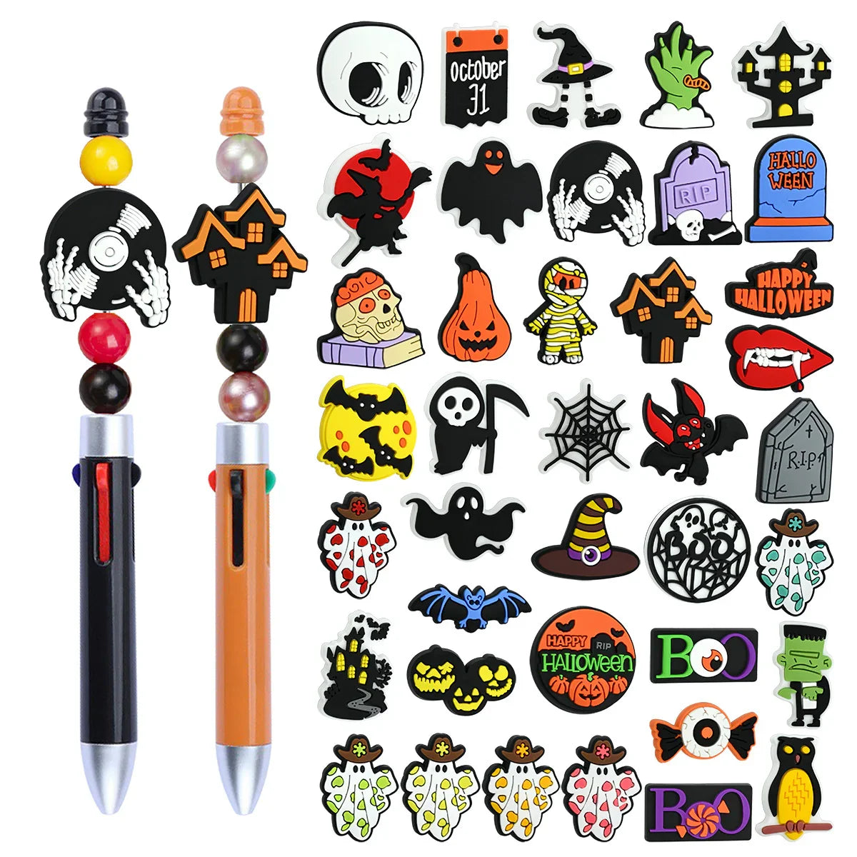 Halloween Series Silicone Focal Beads