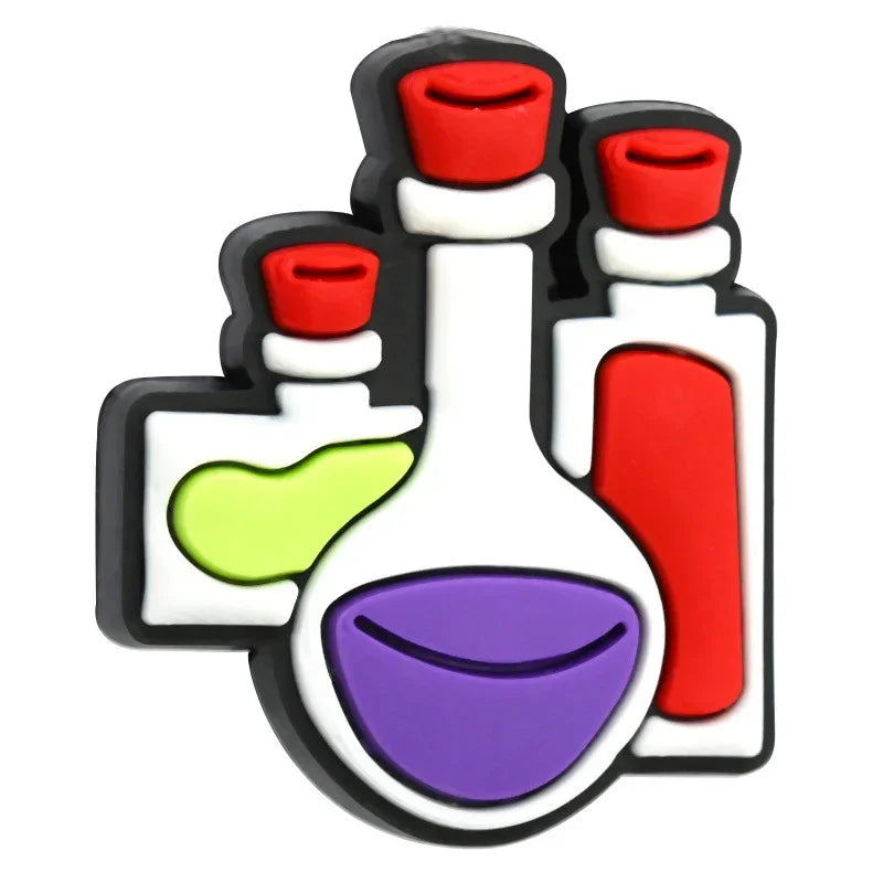 Science Experiment Series and Playing Card Series Silicone Focal Beads