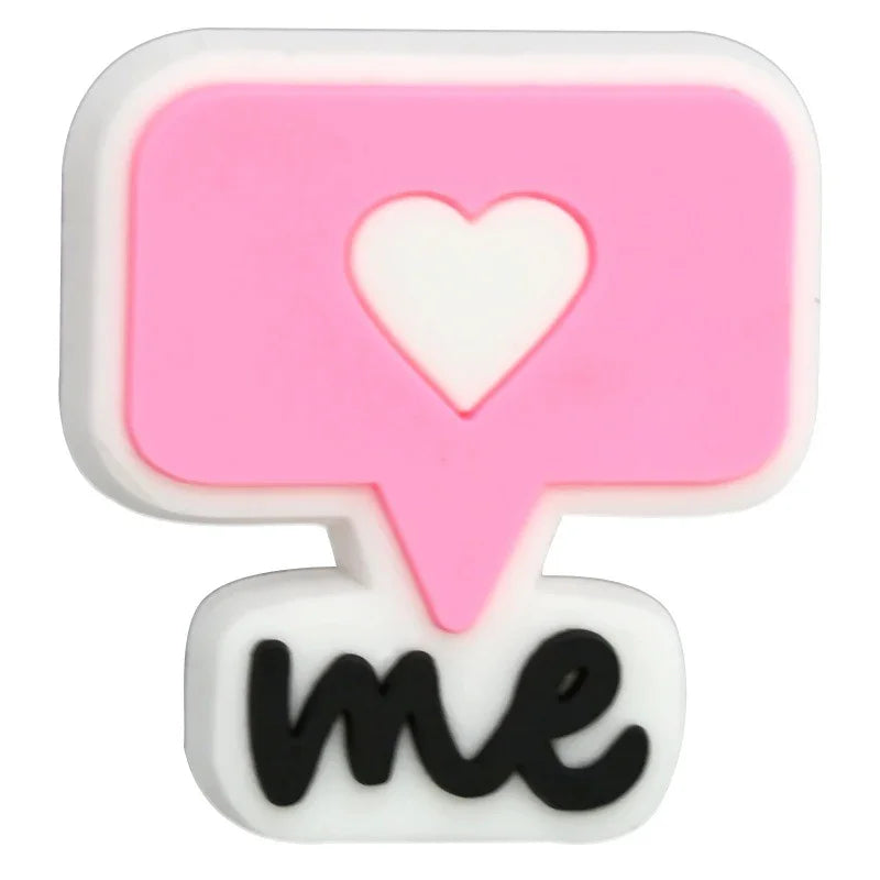 Phrase Series Cartoon Silicone Focal Beads