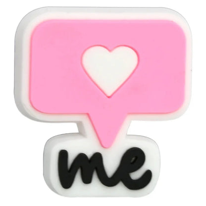 Phrase Series Cartoon Silicone Focal Beads