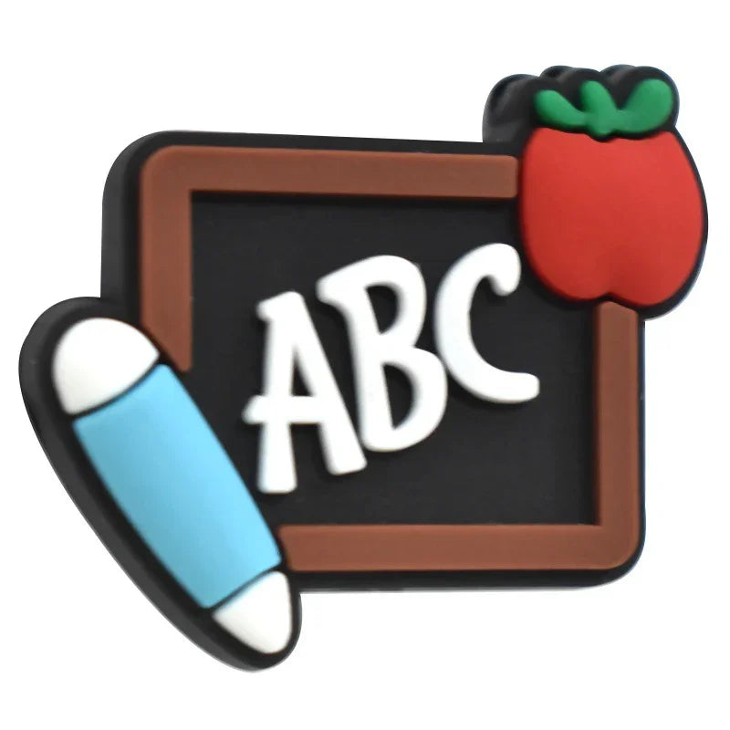 Back To School Series Student Stationery Silicone Focal Beads