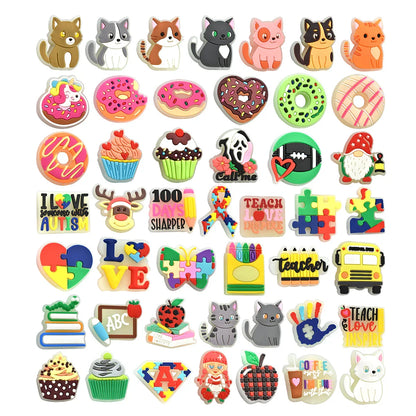 Luminous Cartoon Silicone Focal Beads Set