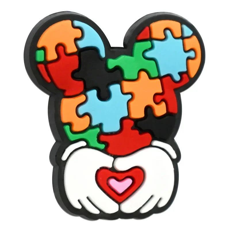 Colorful Cartoon Smiling Face Car Silicone Focal Beads