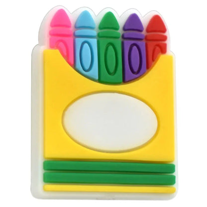 Back To School Series Student Stationery Silicone Focal Beads