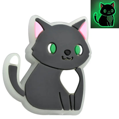 Luminous Cartoon Silicone Focal Beads Set