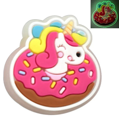 Luminous Cartoon Silicone Focal Beads Set
