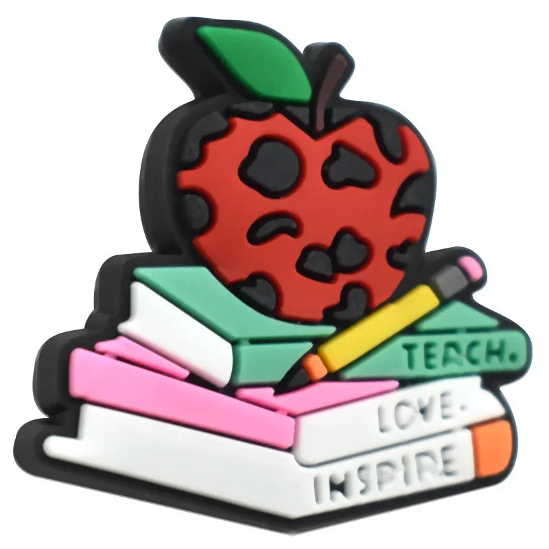 Back To School Series Student Stationery Silicone Focal Beads
