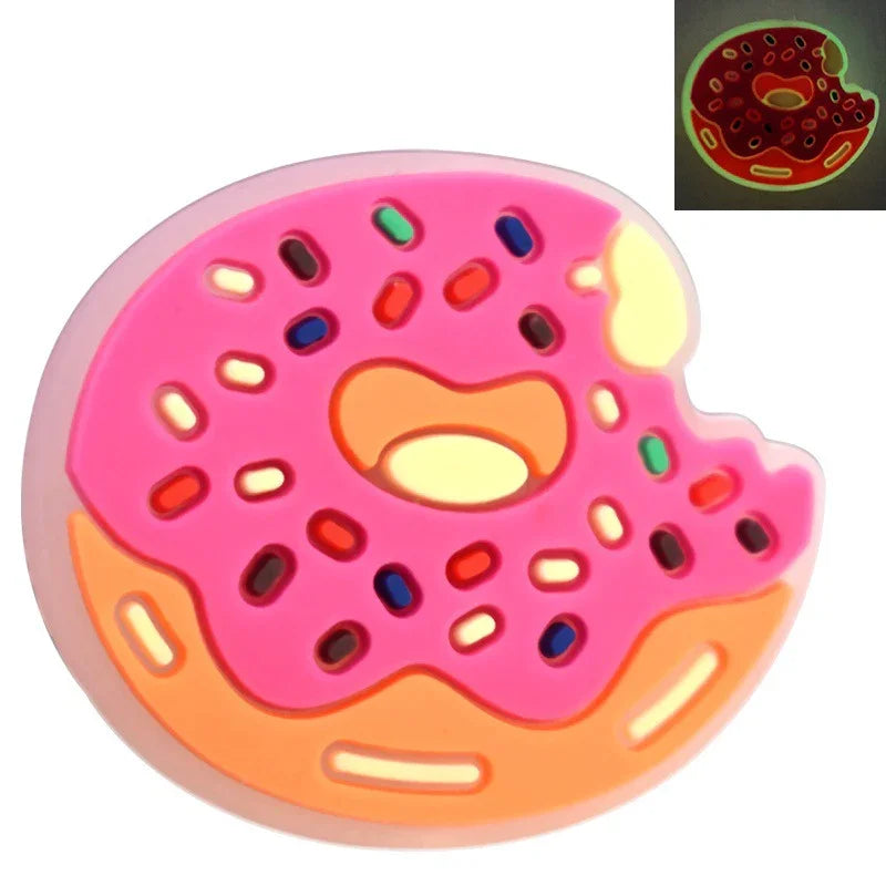 Luminous Cartoon Silicone Focal Beads Set