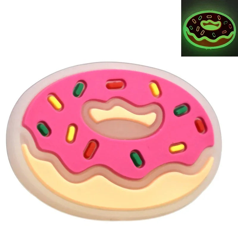 Luminous Cartoon Silicone Focal Beads Set