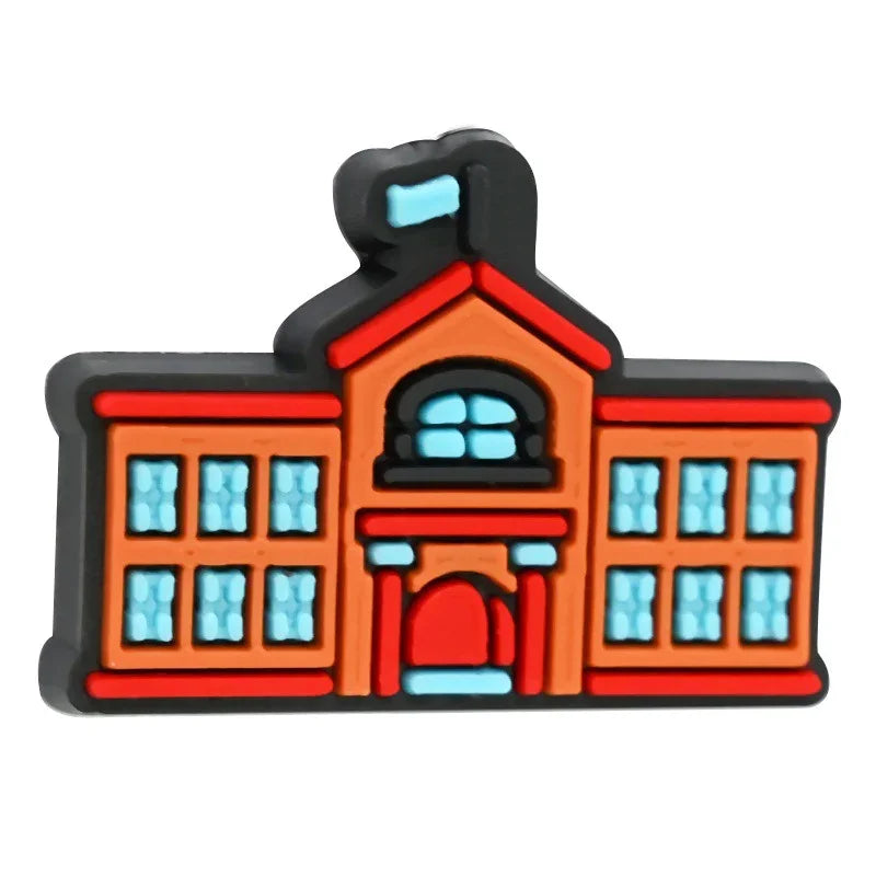 Back To School Series Student Stationery Silicone Focal Beads