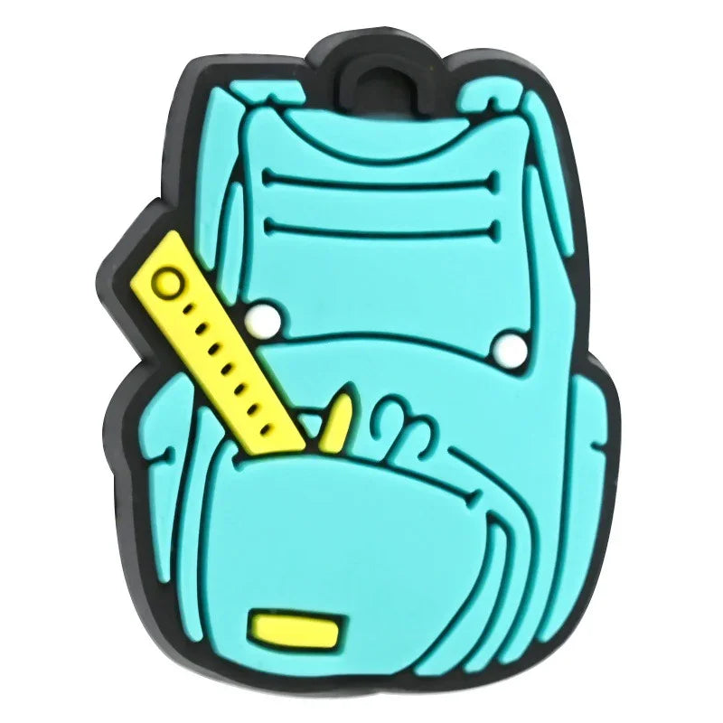 Back To School Series Student Stationery Silicone Focal Beads