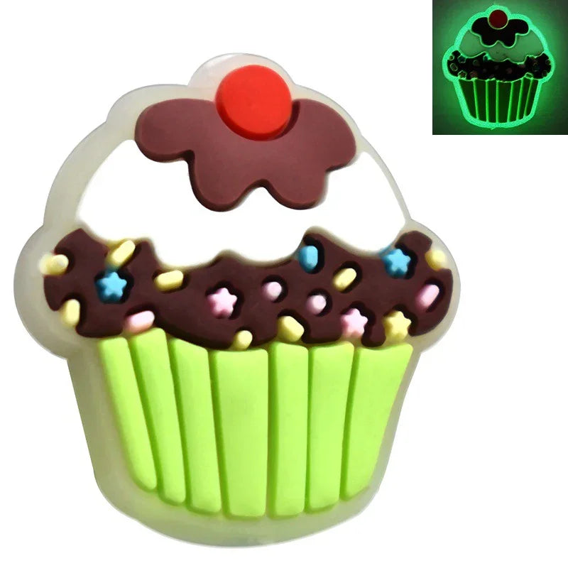 Luminous Cartoon Silicone Focal Beads Set