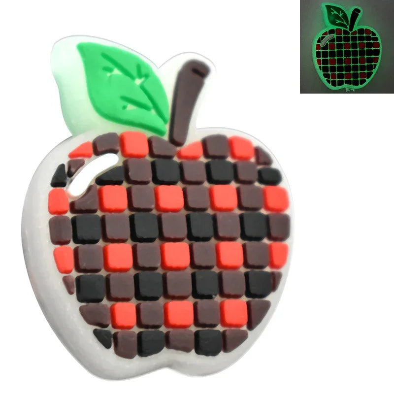 Luminous Cartoon Silicone Focal Beads Set