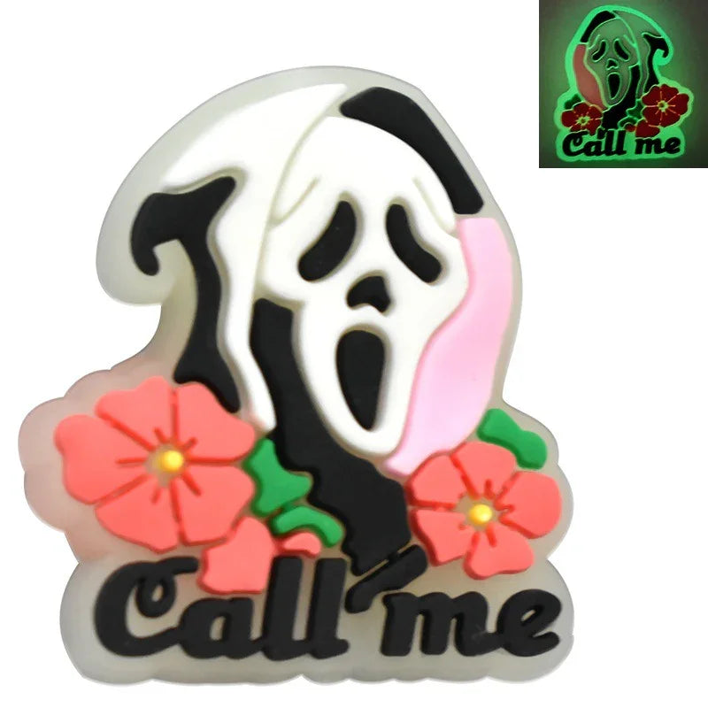 Luminous Cartoon Silicone Focal Beads Set
