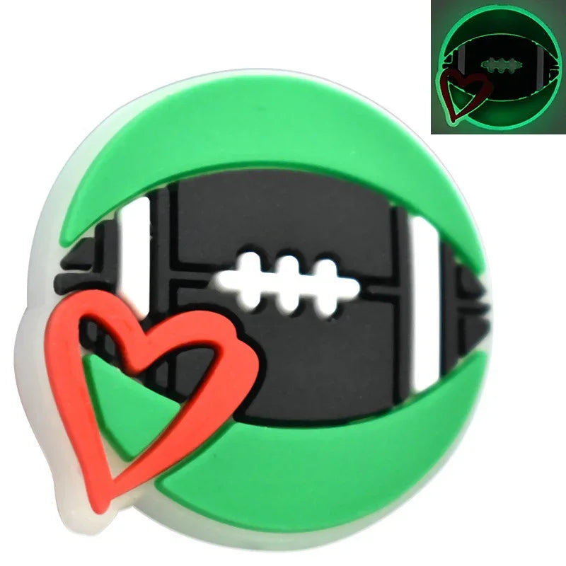 Luminous Cartoon Silicone Focal Beads Set