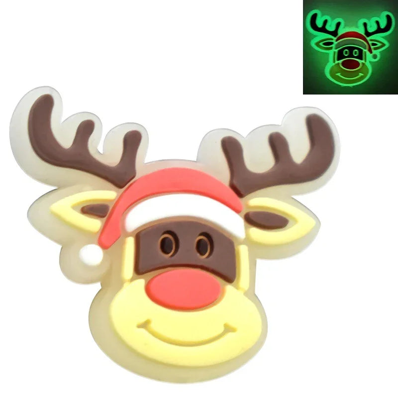 Luminous Cartoon Silicone Focal Beads Set
