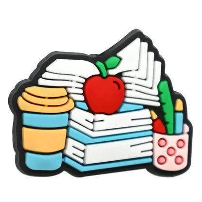 Back To School Series Student Stationery Silicone Focal Beads