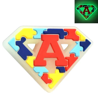 Luminous Cartoon Silicone Focal Beads Set