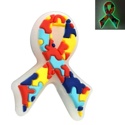 Luminous Cartoon Silicone Focal Beads Set