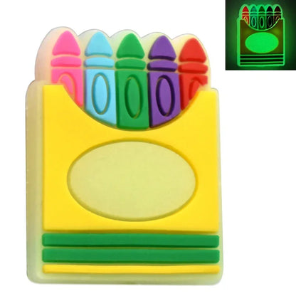 Luminous Cartoon Silicone Focal Beads Set