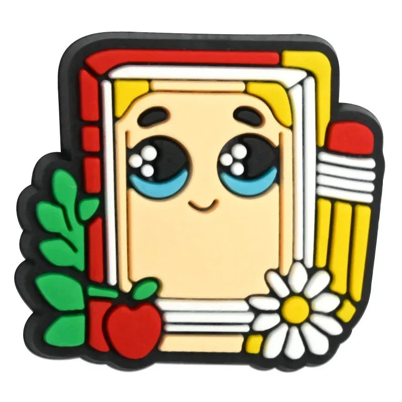 Back To School Series Student Stationery Silicone Focal Beads