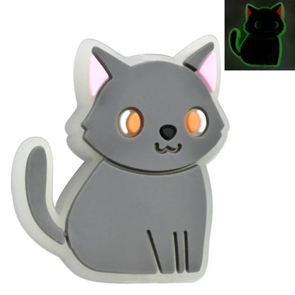 Luminous Cartoon Silicone Focal Beads Set