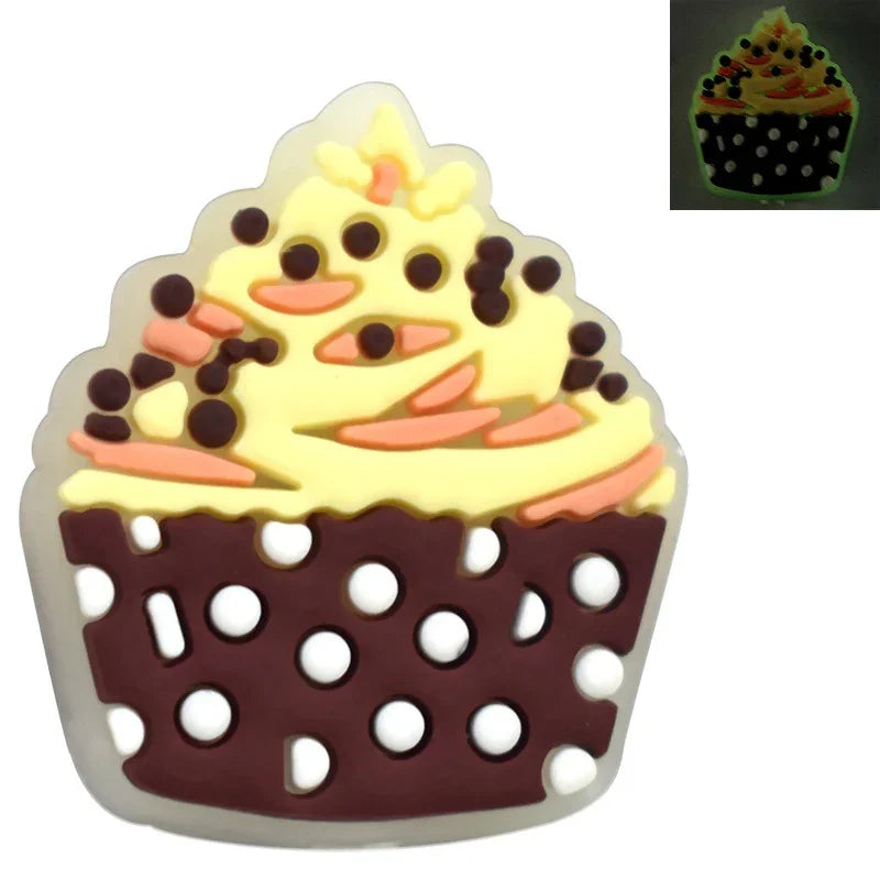 Luminous Cartoon Silicone Focal Beads Set