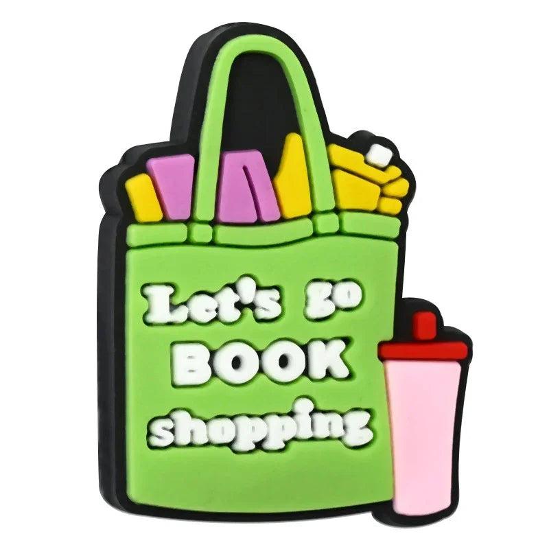 Back To School Series Student Stationery Silicone Focal Beads