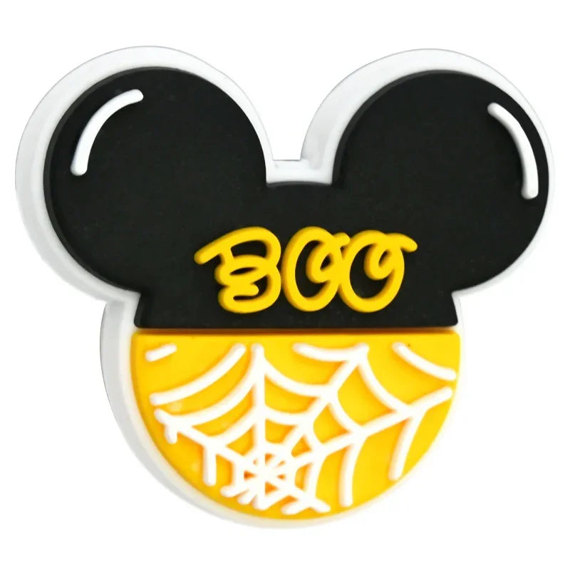 Colorful Mickey Head Series Silicone Focal Beads