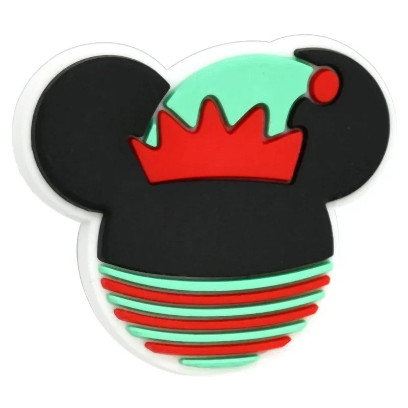 Colorful Mickey Head Series Silicone Focal Beads