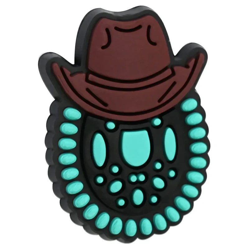 Cowboy Series Silicone Focal Bead - Beadable Cat