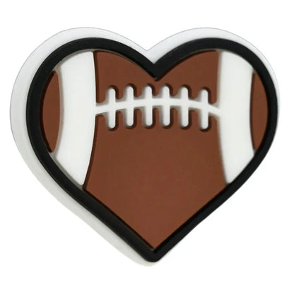 Cartoon Sports Series Ball Silicone Focal Beads