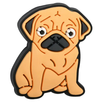 Cute Cartoon Puppy Silicone Focal Bead