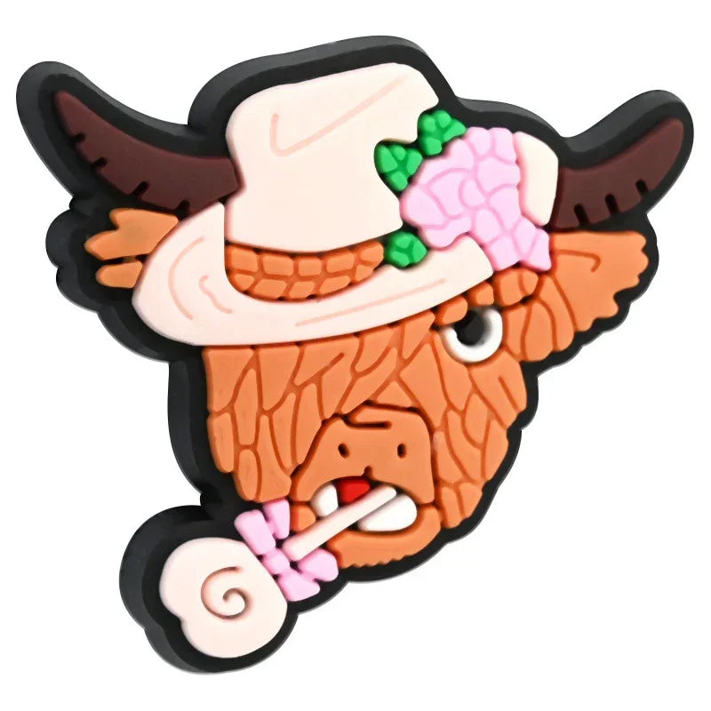 Cowboy Series Silicone Focal Bead - Beadable Cat