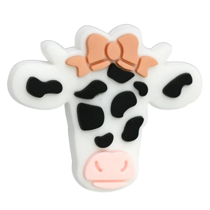 Cowboy Series Silicone Focal Bead - Beadable Cat