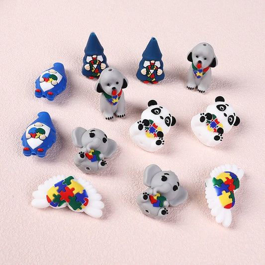 Caring for Autism Silicone Focal Beads