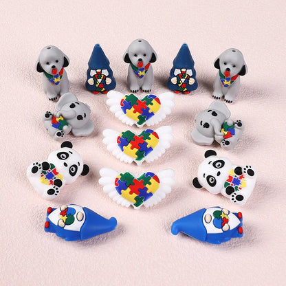 Caring for Autism Silicone Focal Beads