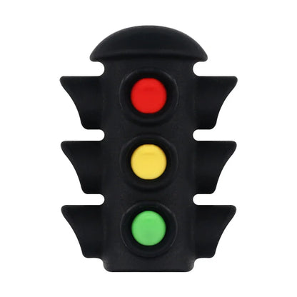 Creative Traffic Light 3D Silicone Focal Bead