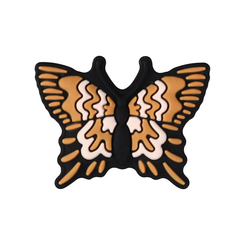 Cartoon Butterfly Silicone Focal Bead - Beadable Cat