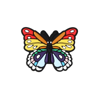 Cartoon Butterfly Silicone Focal Bead