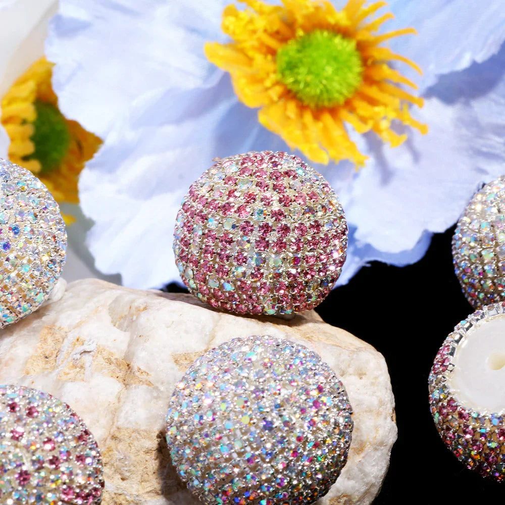 Galaxy Magic Scattered Drill Half-Hole Bullet Beads | Acrylic Bead for DIY Bracelet Keychain Jewelry Making