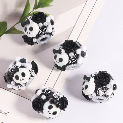 Halloween Ghost Skull Straight Beads