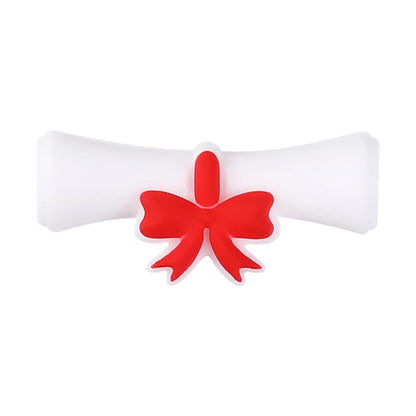 Graduation Season Theme Bachelor Hat Trophy 3D Silicone Focus Beads