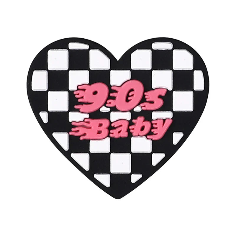 Love Bow Grid Planet Bead Silicone Focus