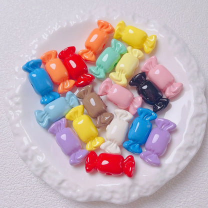 Acrylic Beaded Lacquer Candy Shaped Beads