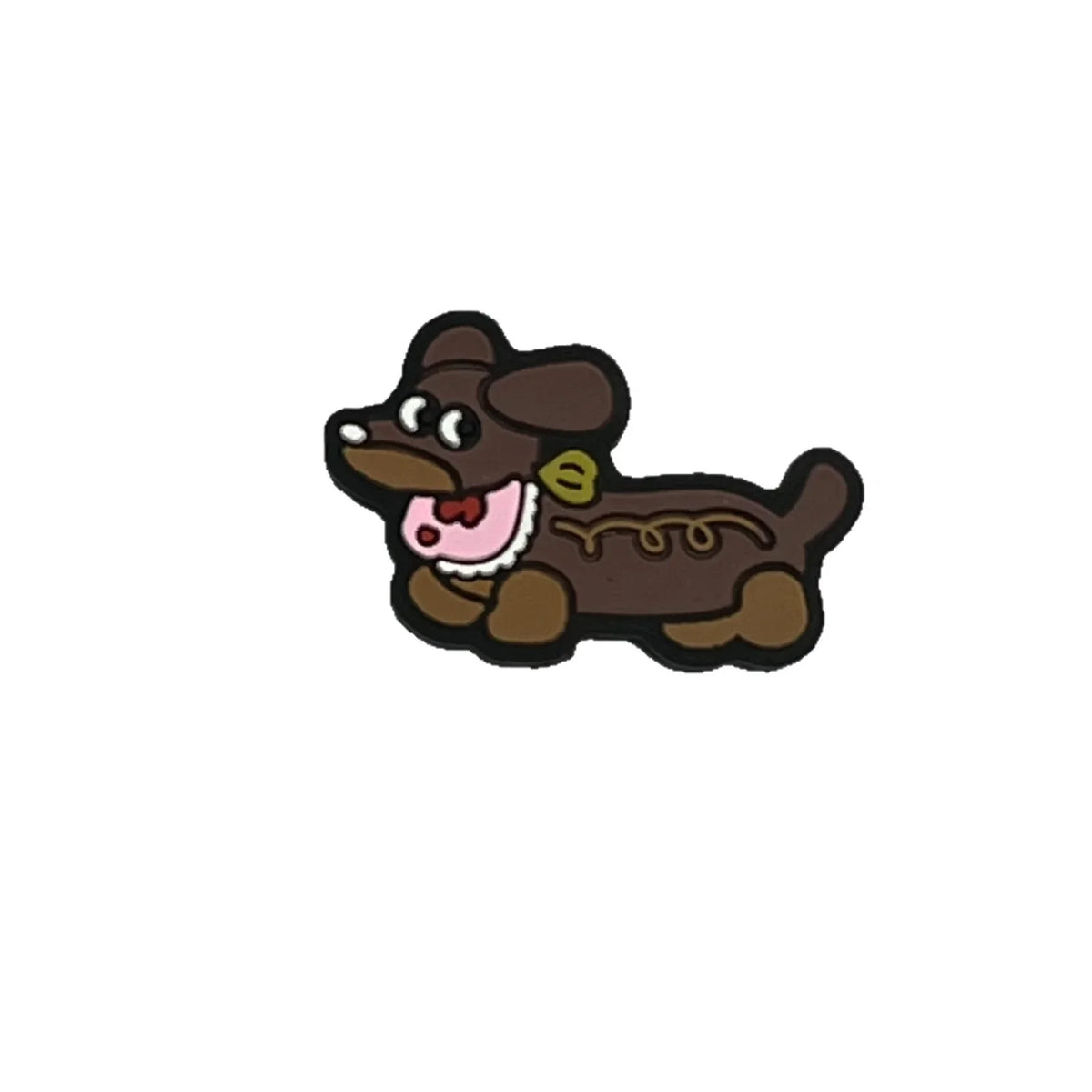 Cute Slinky Dog Wearing Colorful Clothes Hat and Headphones with Silicone | Silicone Focal Bead for DIY Keychain & Pen Wrap